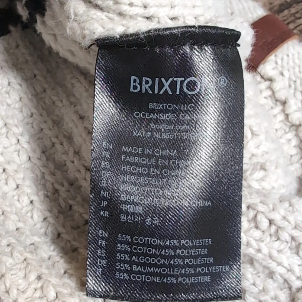 Brixton | Powell Chunky Knit Full Zip Cardigan Sweater | Size XL - Picture 6 of 8